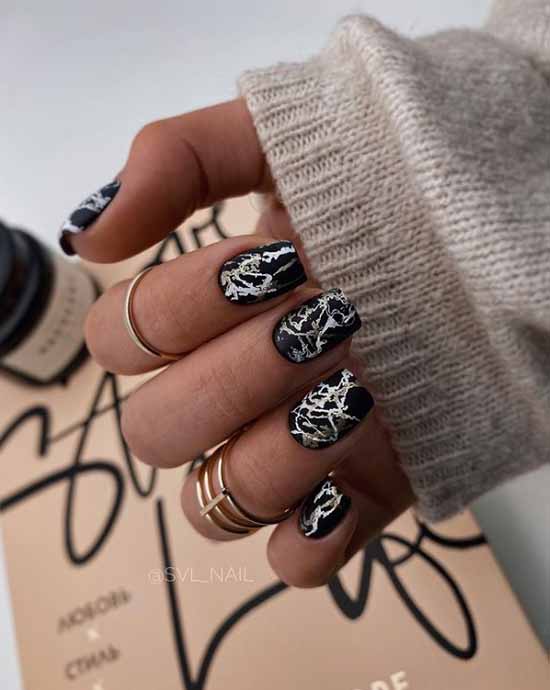 Marble manicure 2021: the most beautiful design, photo