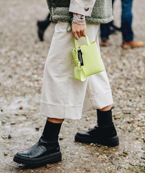 White culottes