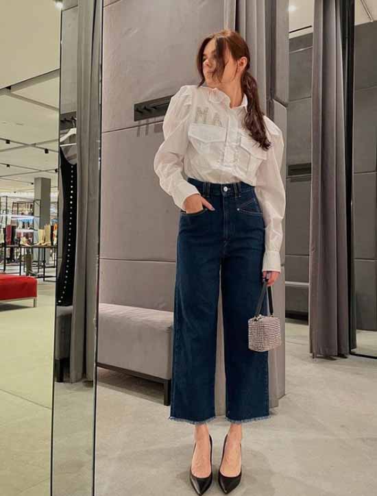 Pantalon large 2021 : quoi porter, photos, idées de looks