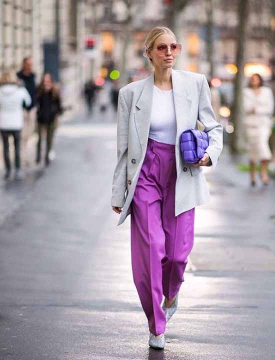 Wide leg pants 2021: what to wear, photos, ideas for looks