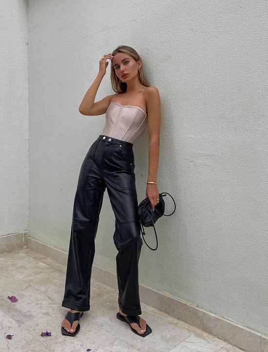 Wide leg pants 2021: what to wear, photos, ideas for looks