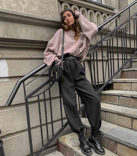 Pantalon large 2021 : quoi porter, photos, idées de looks