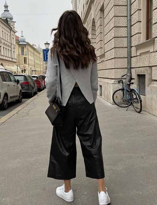 Pantalon large 2021 : quoi porter, photos, idées de looks