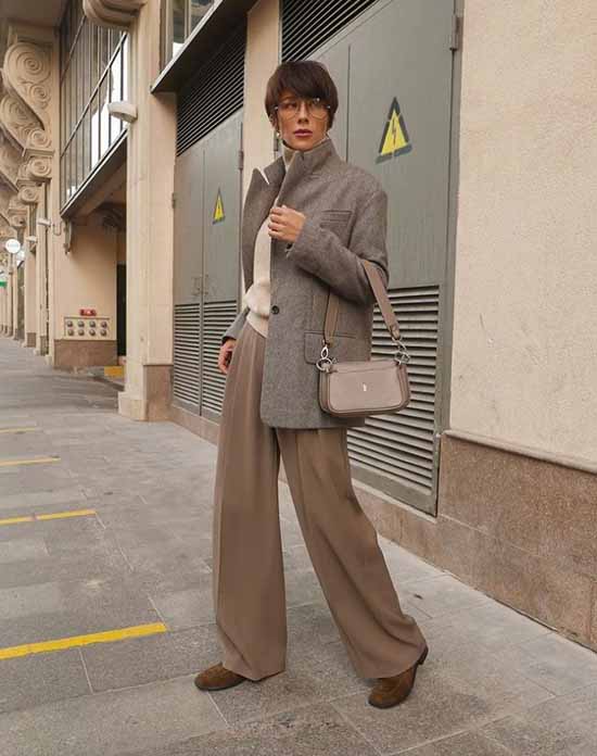 Pantalon large 2021 : quoi porter, photos, idées de looks