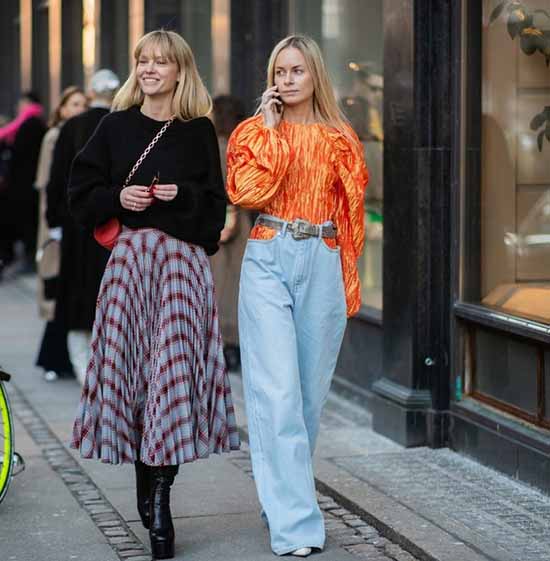 Wide leg pants 2021: what to wear, photos, ideas for looks