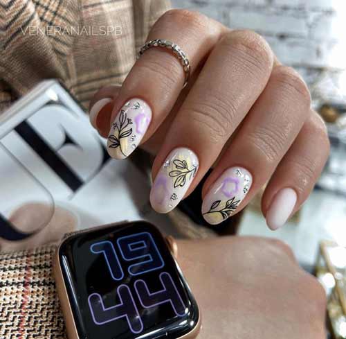 Spring and summer manicure trends in photos