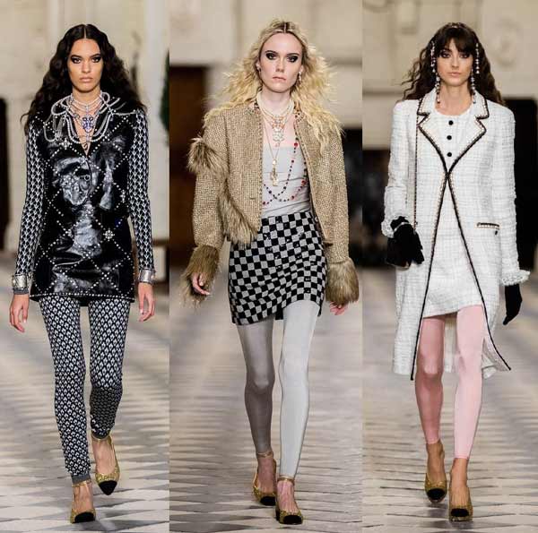 Looks avec des leggings de Chanel