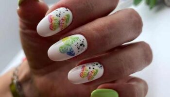 Summer nail design photo novelties manicure