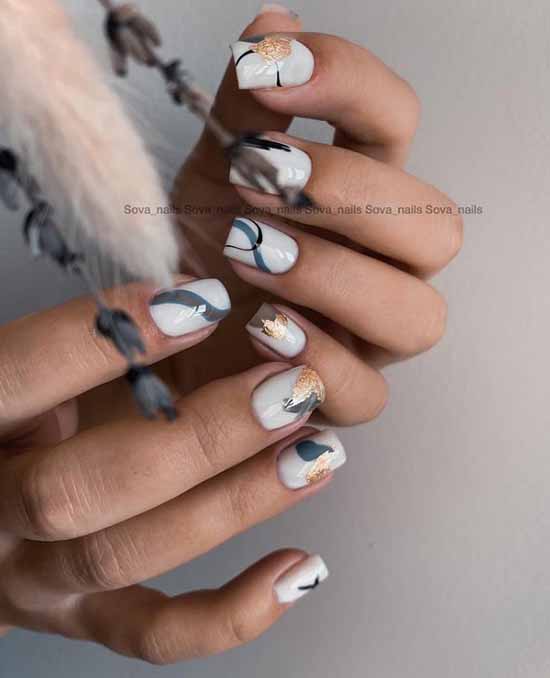 Milk manicure