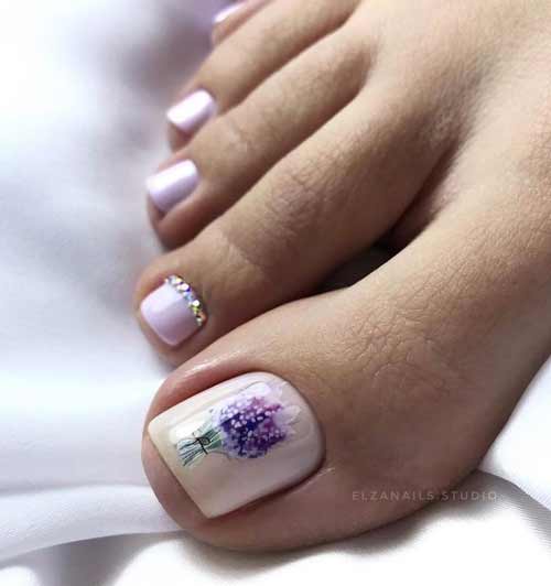 Gentle pedicure design