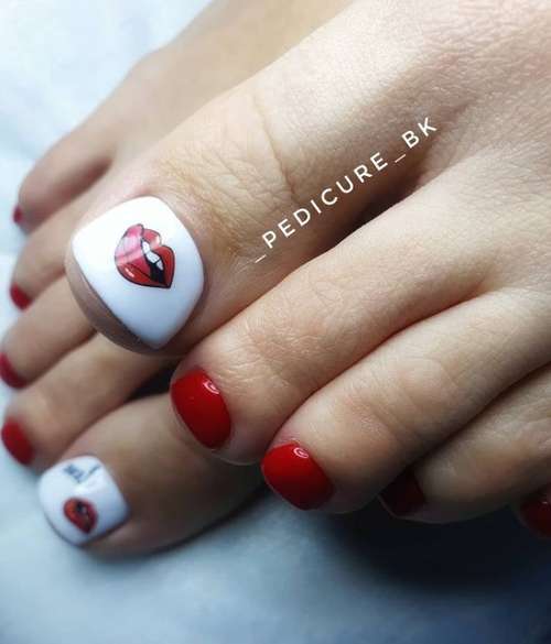 Pedicure design 2021: new spring-summer items, photos, trends