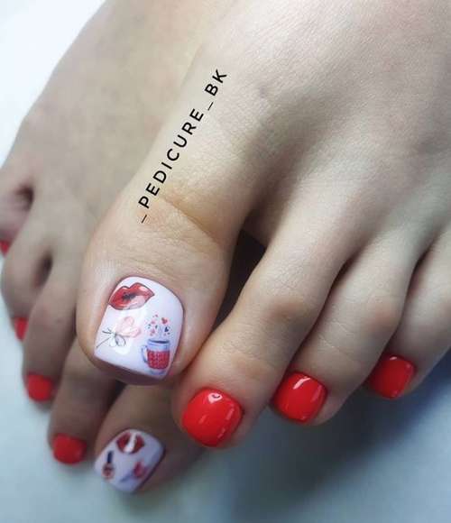 Pedicure design 2021: new spring-summer items, photos, trends