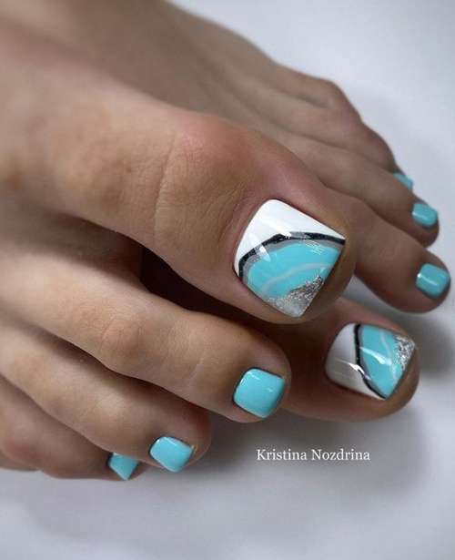 Pedicure design 2021: new spring-summer items, photos, trends