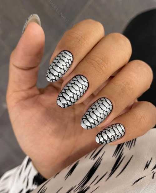 Gray manicure 2021-2022: design, nails in gray tones, photo