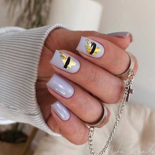 Gray manicure 2021-2022: design, nails in gray tones, photo