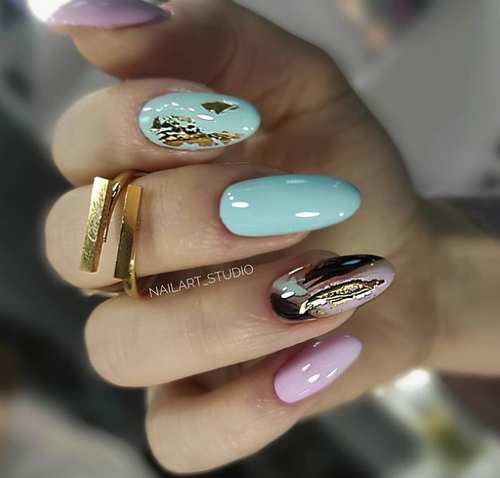 Design printanier des ongles 2021: nouveaux articles, photo de manucure