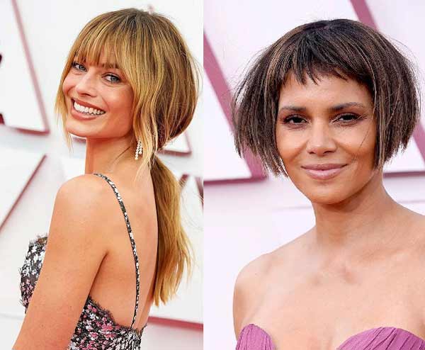 Trends actual bangs