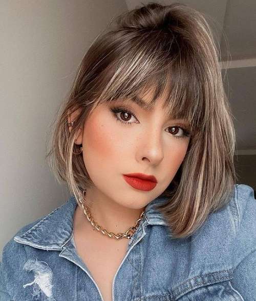 Actual bangs 2021: photos, trends, fashion trends