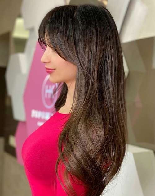 Actual bangs 2021: photos, trends, fashion trends