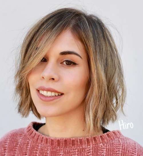 Bob kare avec frange 2021: photos de coupes de cheveux à la mode, tendances