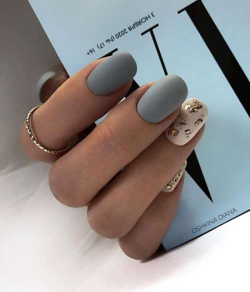 Two-tone manicure: photo, combination of two colors in nail design