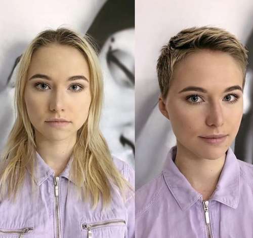 Short haircuts for women without bangs 2021: photos, fashion news