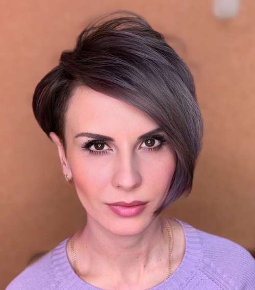 Short haircuts for women without bangs 2021: photos, fashion news