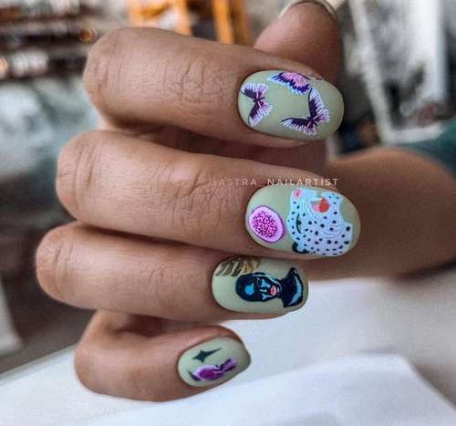 Butterfly manicure 2021: new design photos