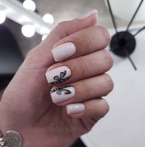 Butterfly manicure 2021: new design photos