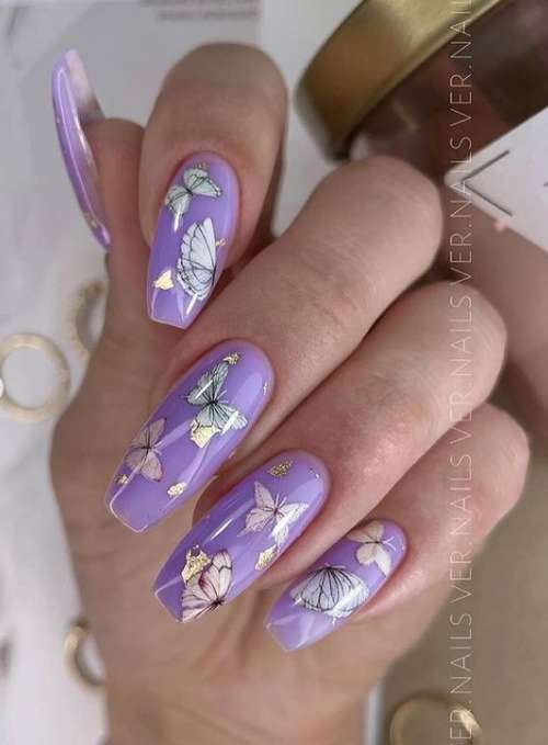 Butterfly manicure 2021: new design photos