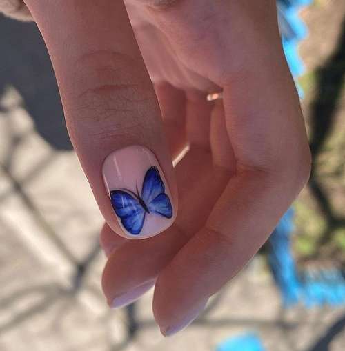 Butterfly manicure 2021: new design photos