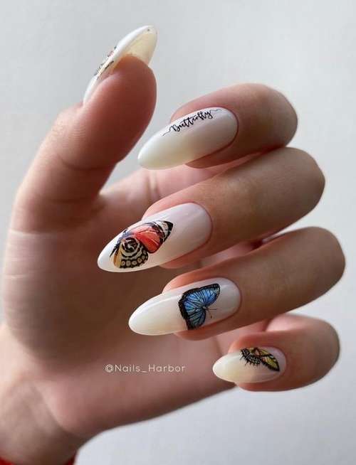 Butterfly manicure 2021: new design photos