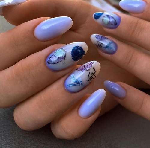 Butterfly manicure 2021: new design photos