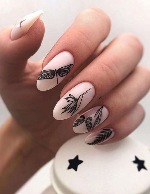 Butterfly manicure 2021: new design photos