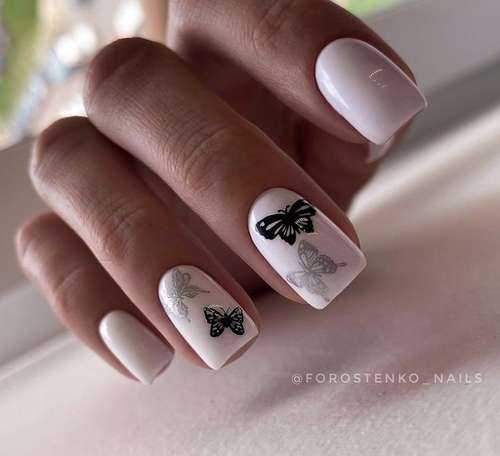 Butterfly manicure 2021: new design photos