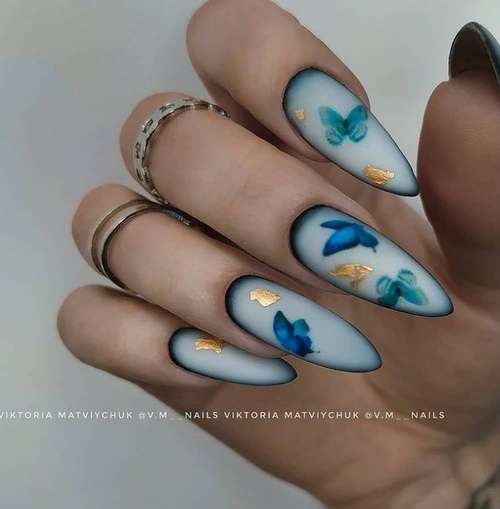 Butterfly manicure 2021: new design photos