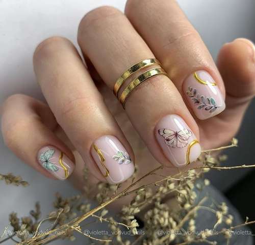 Butterfly manicure 2021: new design photos