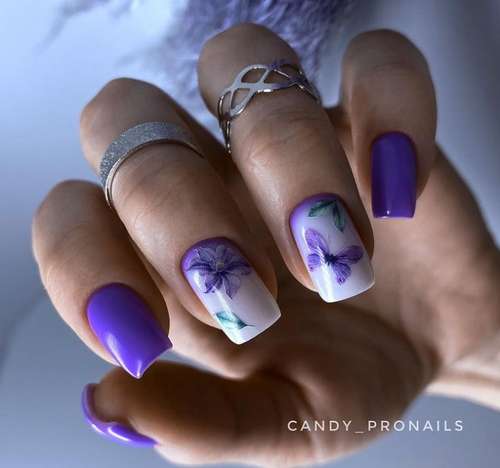 Butterfly manicure 2021: new design photos