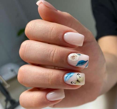 Butterfly manicure 2021: new design photos