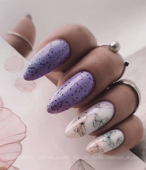 Butterfly manicure 2021: new design photos