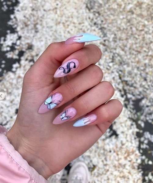 Butterfly manicure 2021: new design photos