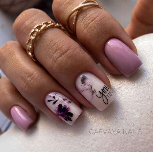 Butterfly manicure 2021: new design photos