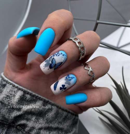 Butterfly manicure 2021: new design photos