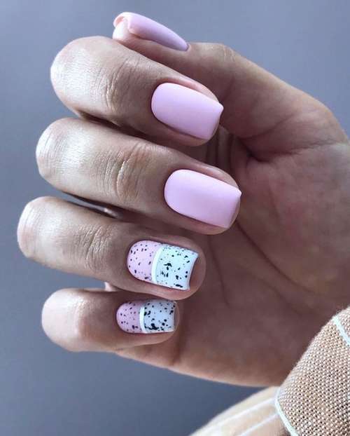 Pink manicure 2021: fashionable novelties of pink manicure