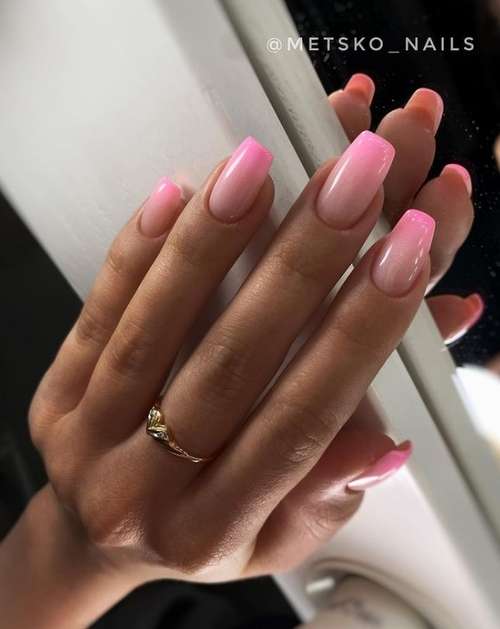 Pink manicure 2021: fashionable novelties of pink manicure