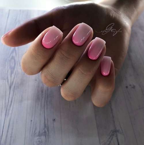 Pink manicure 2021: fashionable novelties of pink manicure