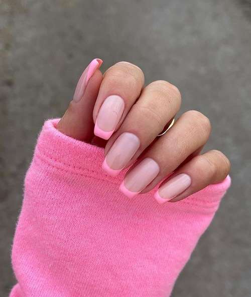 Pink manicure 2021: fashionable novelties of pink manicure