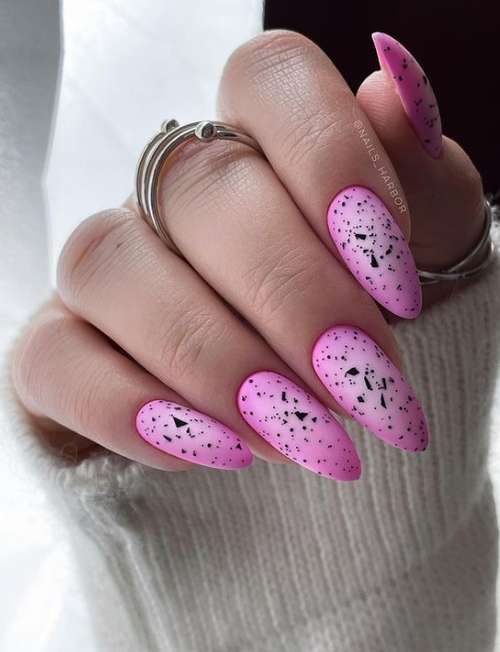 Pink manicure 2021: fashionable novelties of pink manicure