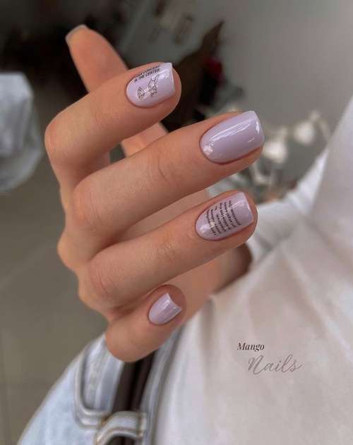 Delicate manicure for short nails 2021: photos, new designs