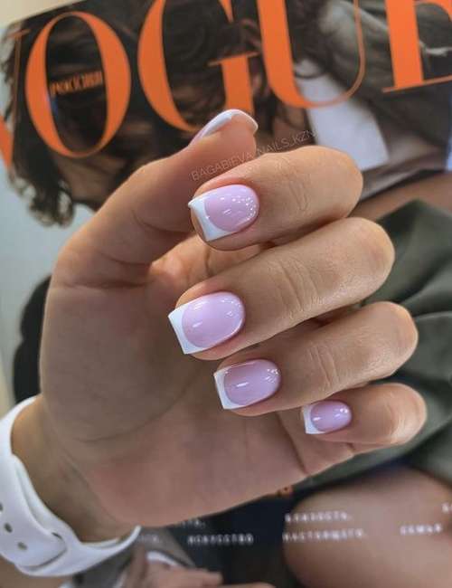 Delicate manicure for short nails 2021: photos, new designs